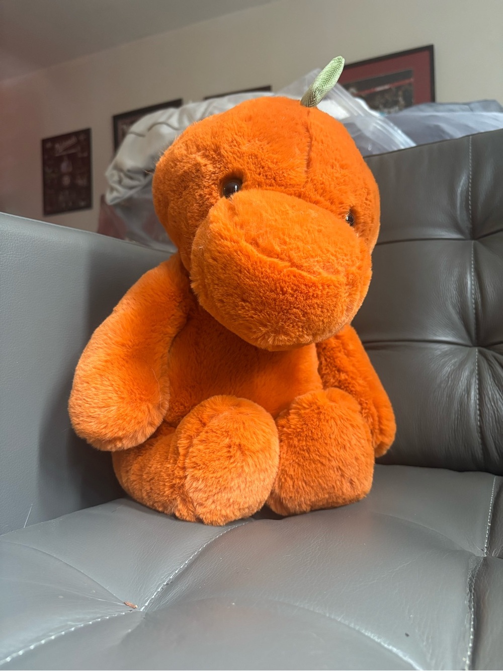 Animal Adventure Plush Orange Dinosaur Stuffed Animal
